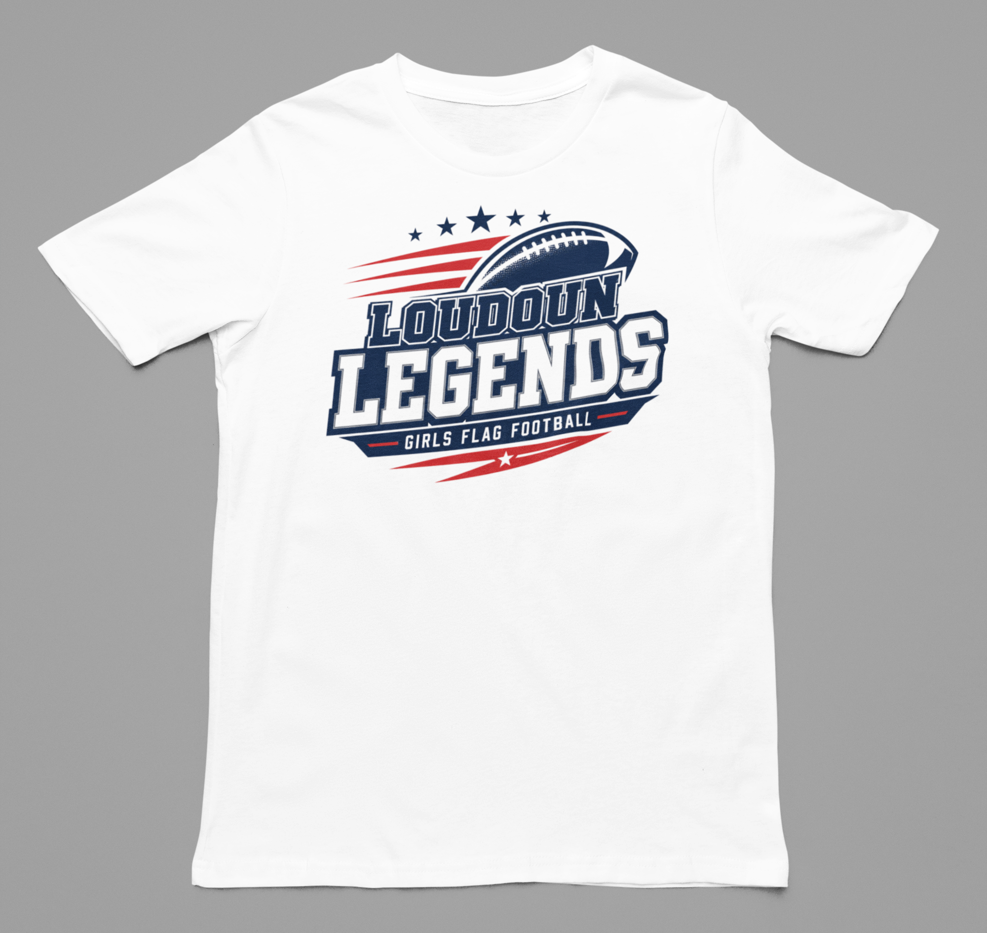 Loudoun Legends Girls Flag Football Spiral Tee