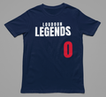 Loudoun Legends Number Tee - back view