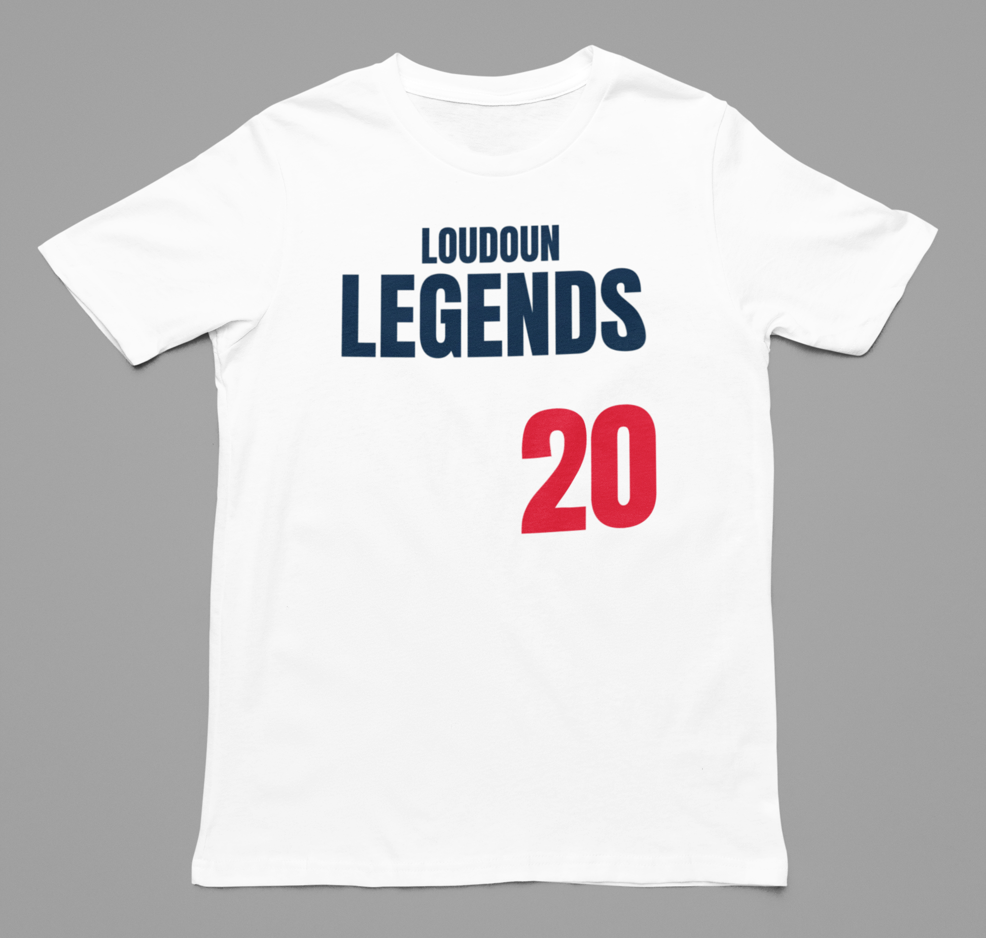 Loudoun Legends Scratch Graphic Tee - White