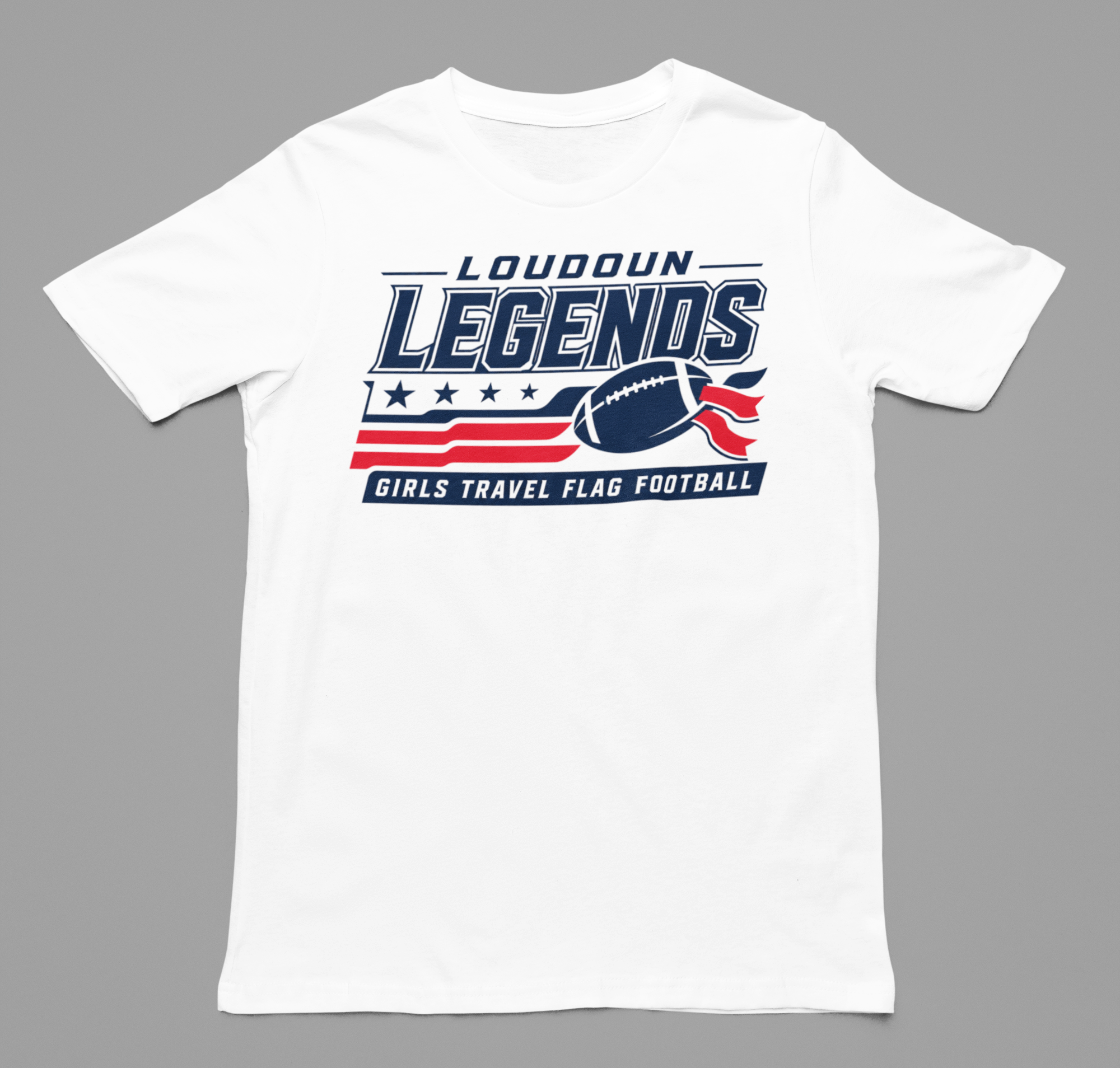 Loudoun Legends Girls Travel Flag Football Tee