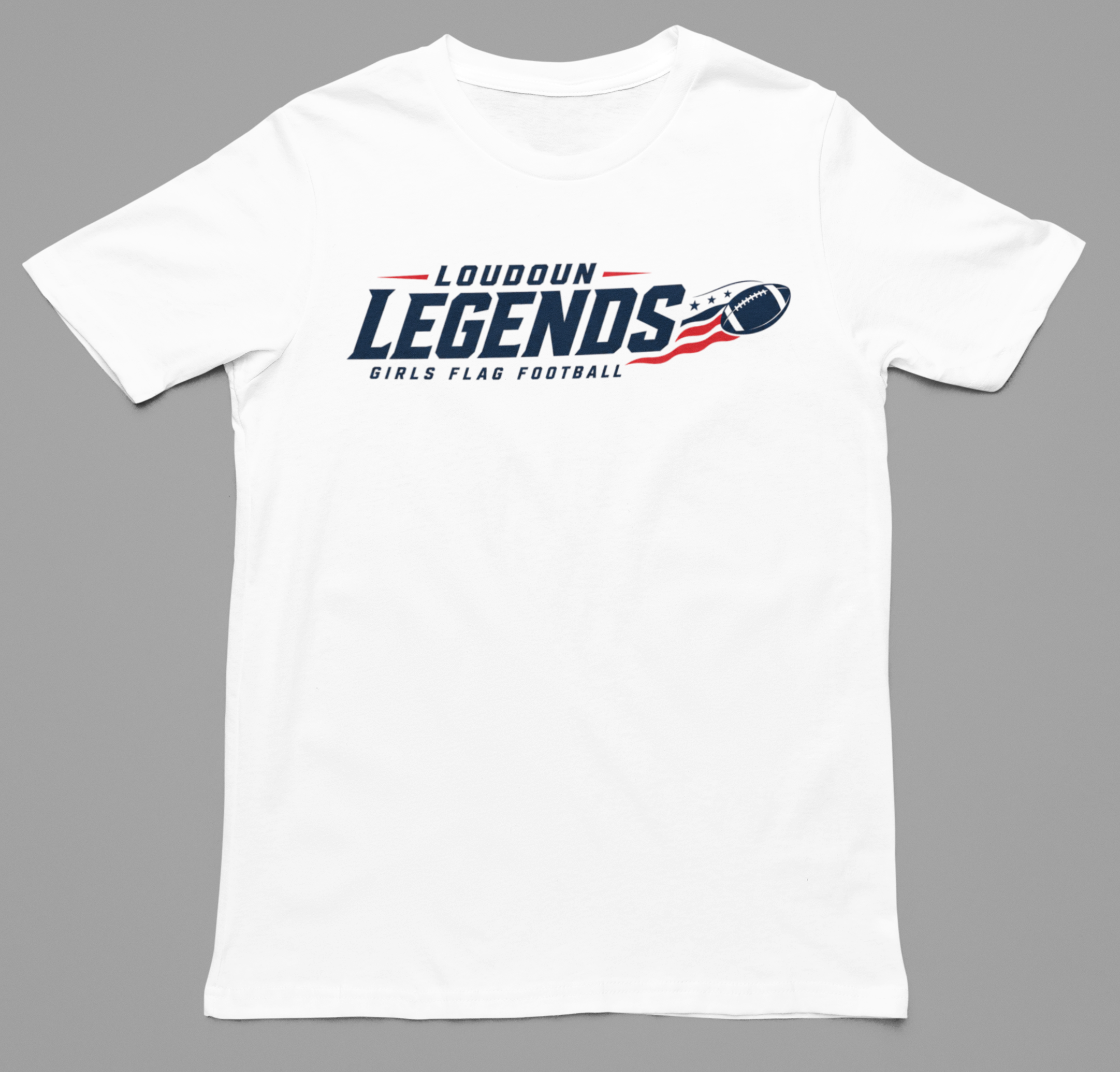 Loudoun Legends Girls Flag Football Swoosh Tee