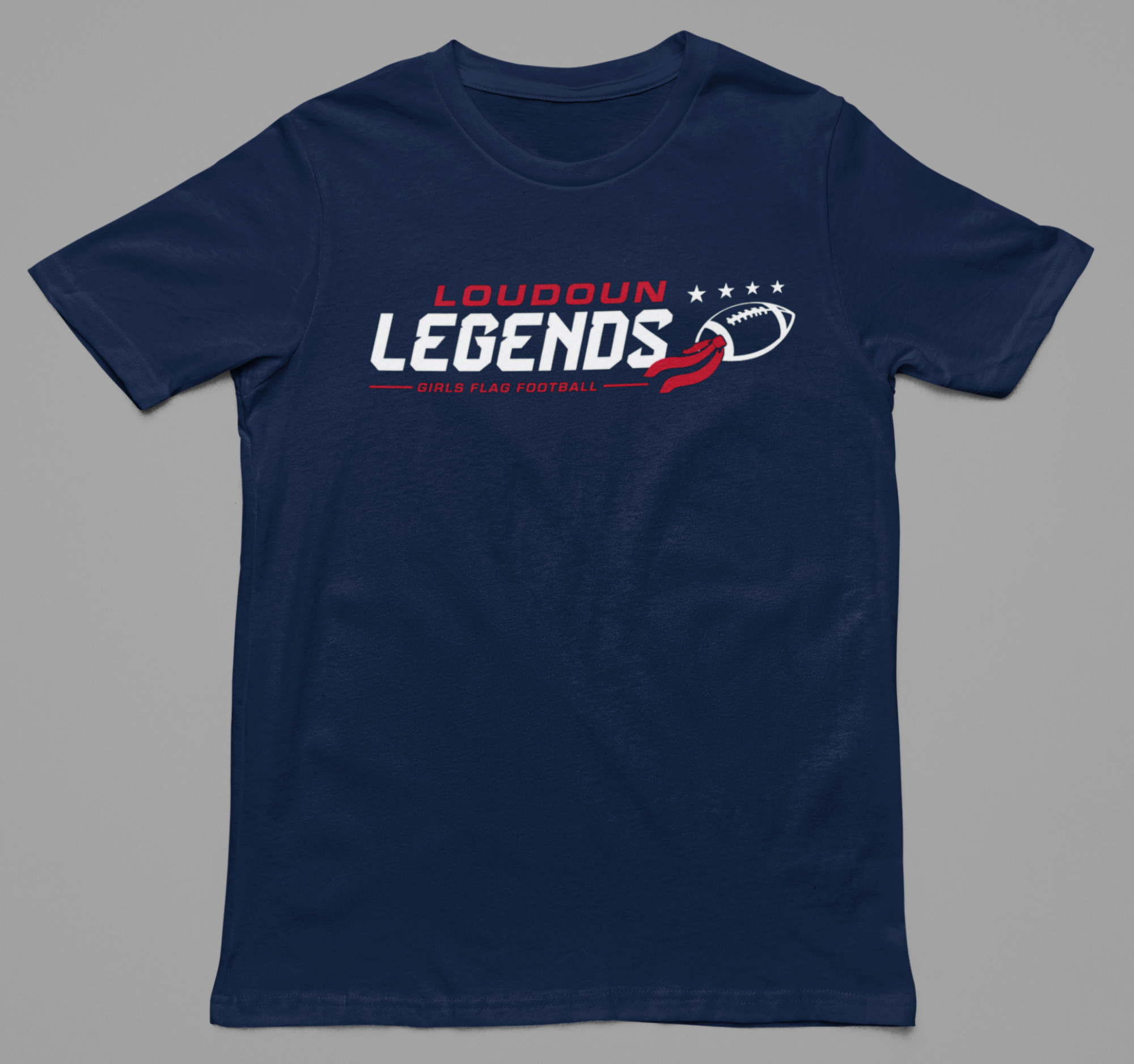 Loudoun Legends Badge Crest Tee - back view