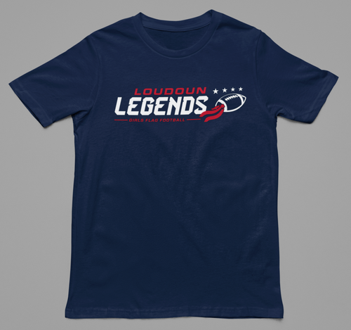 Loudoun Legends Badge Crest Tee - back view