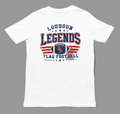 Loudoun Legends Flag Football Vintage Crest Tee